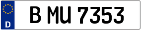 Truck License Plate